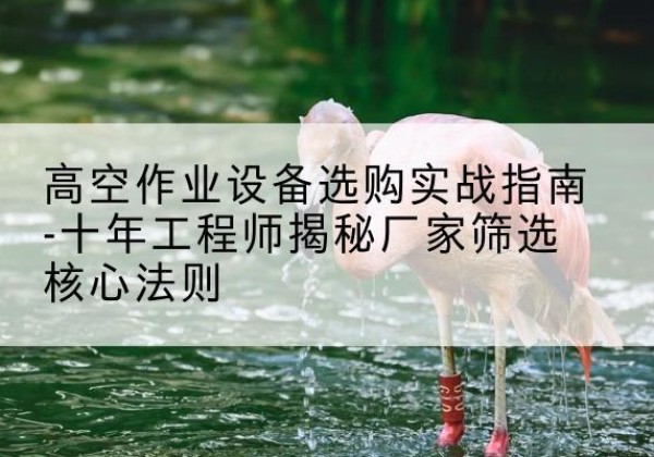 遵义剪叉式升降机厂家-高空作业设备选购实战指南-十年工程师揭秘厂家筛选核心法则